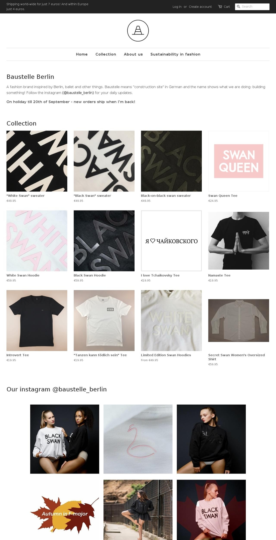 baustelle-berlin.com — Shopify storefront screenshot