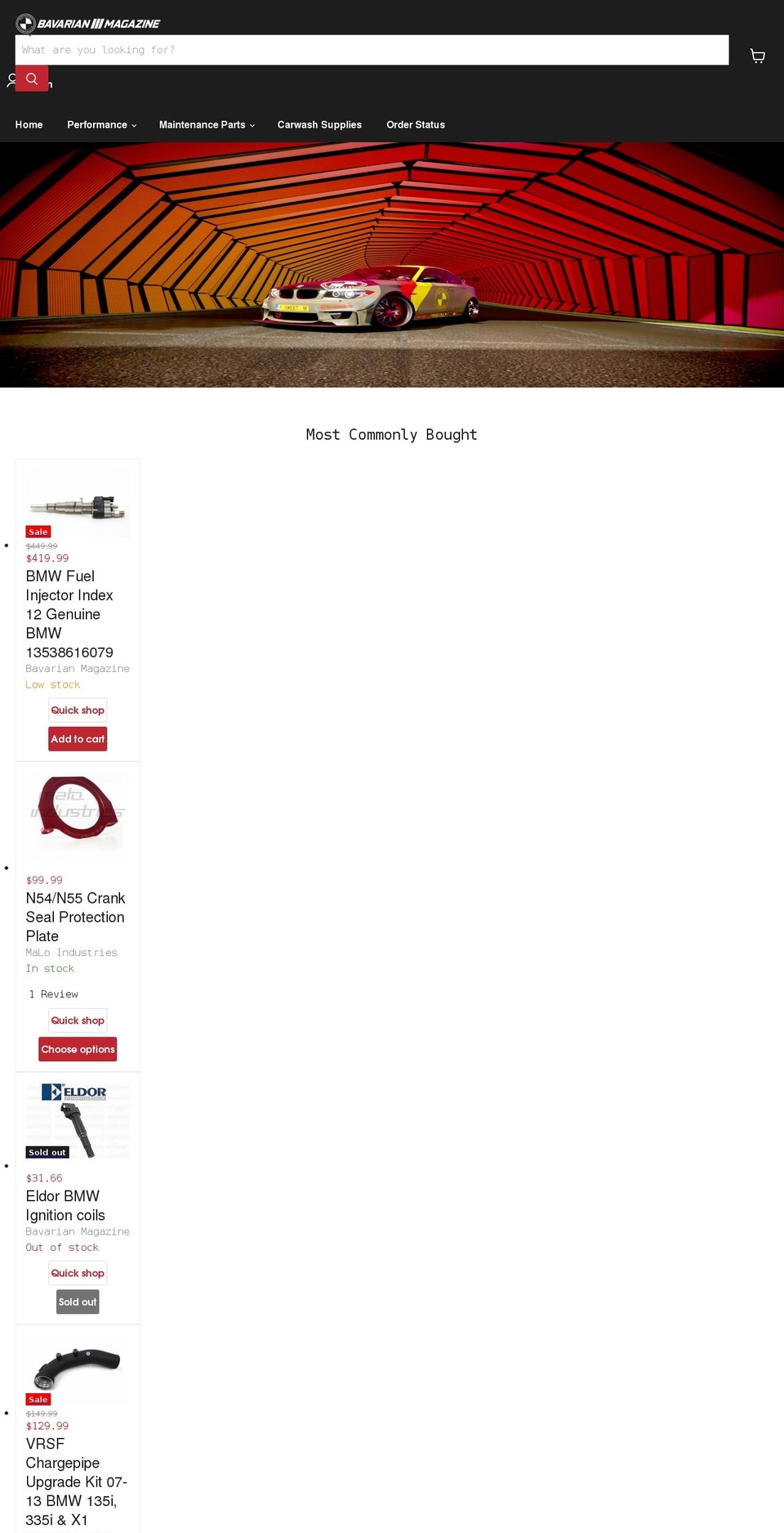bavarianmagazine.com shopify website screenshot