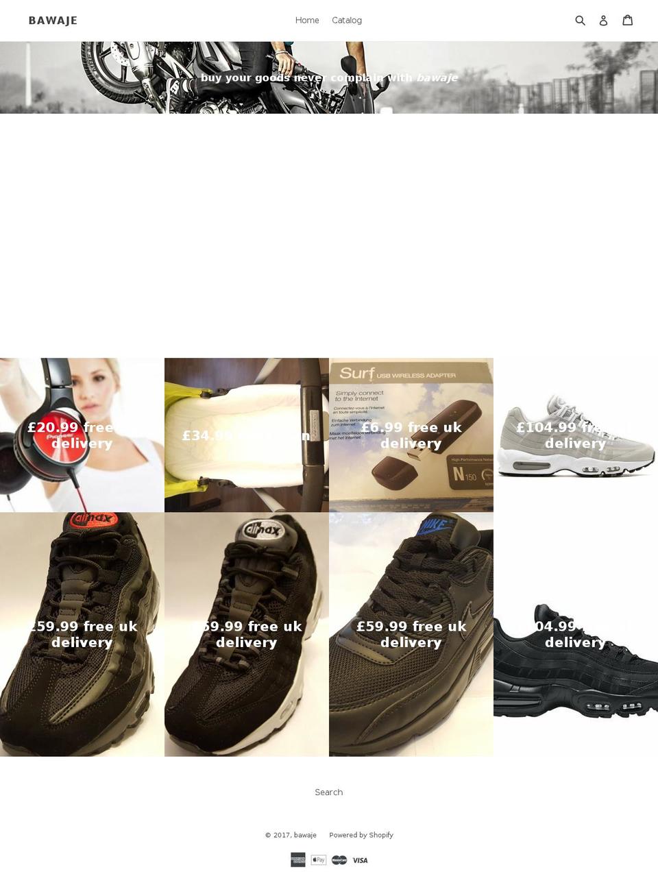 bawaje.com shopify website screenshot