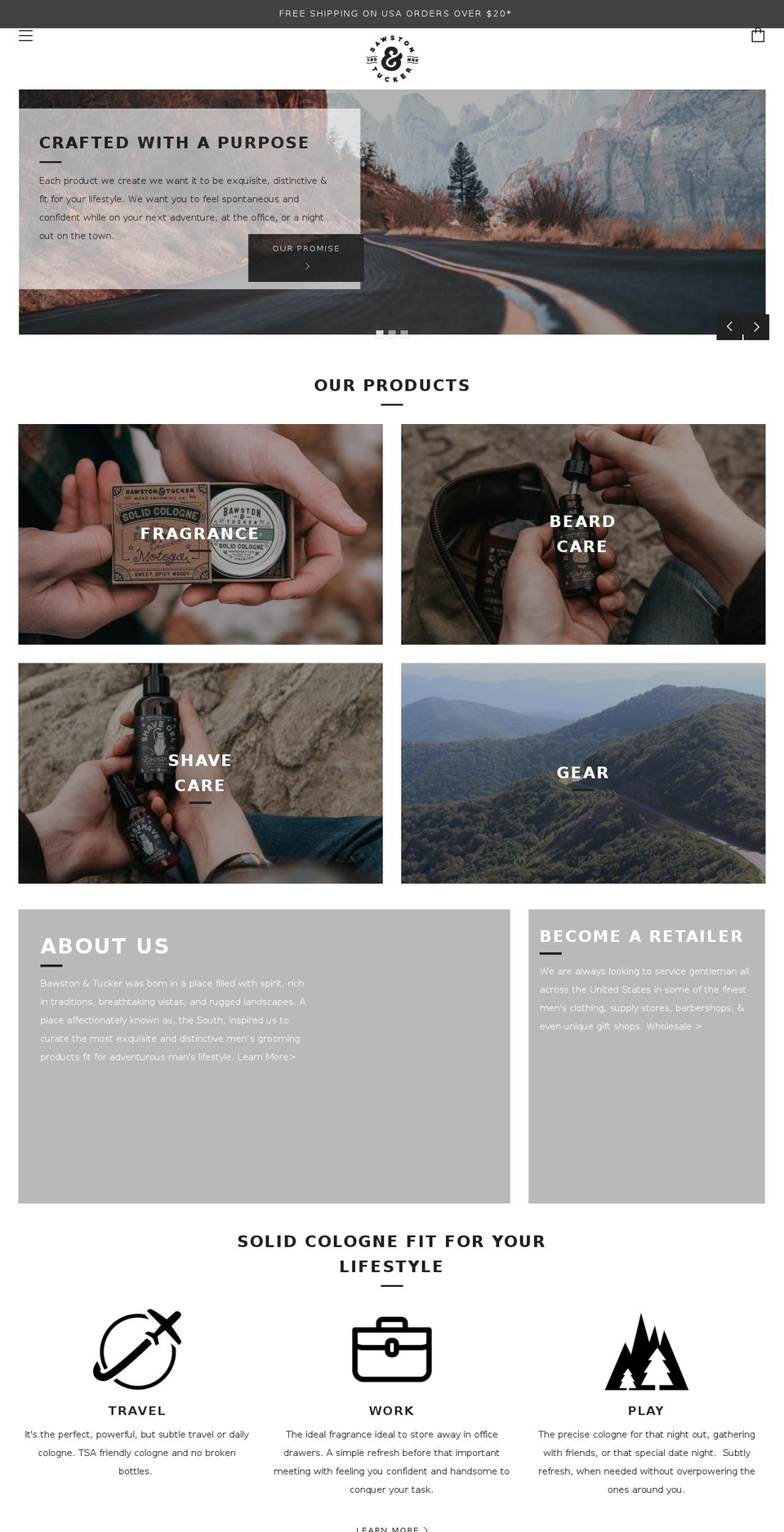 bawstonandtucker.com shopify website screenshot