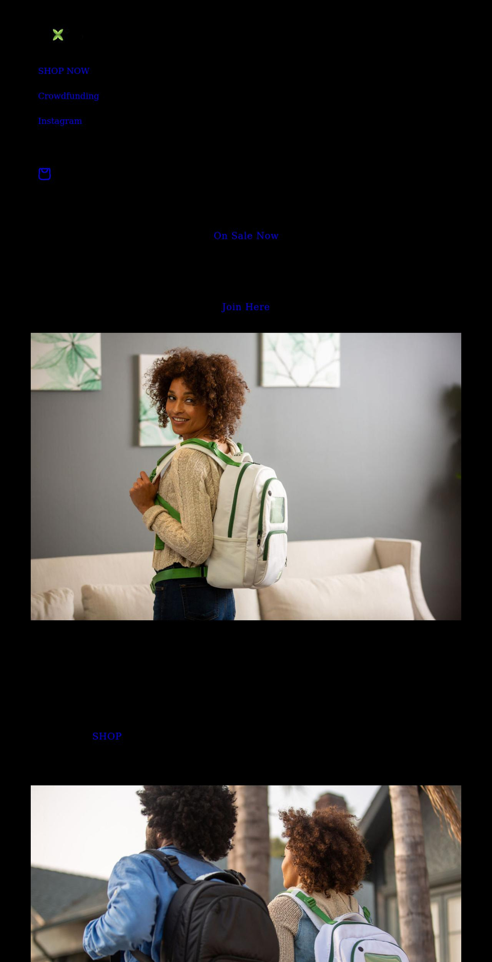 baxbag.com shopify website screenshot
