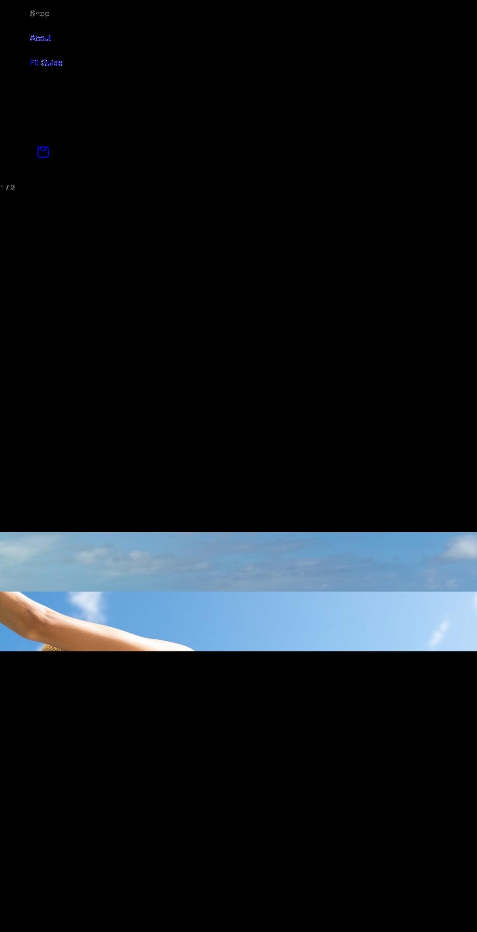 bay2swimwear.com shopify website screenshot