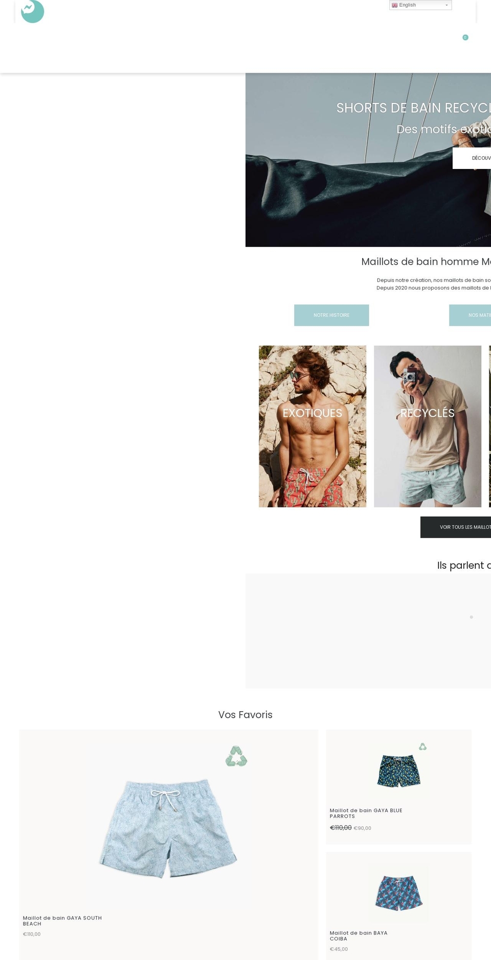bayahibe-swimwear.com shopify website screenshot