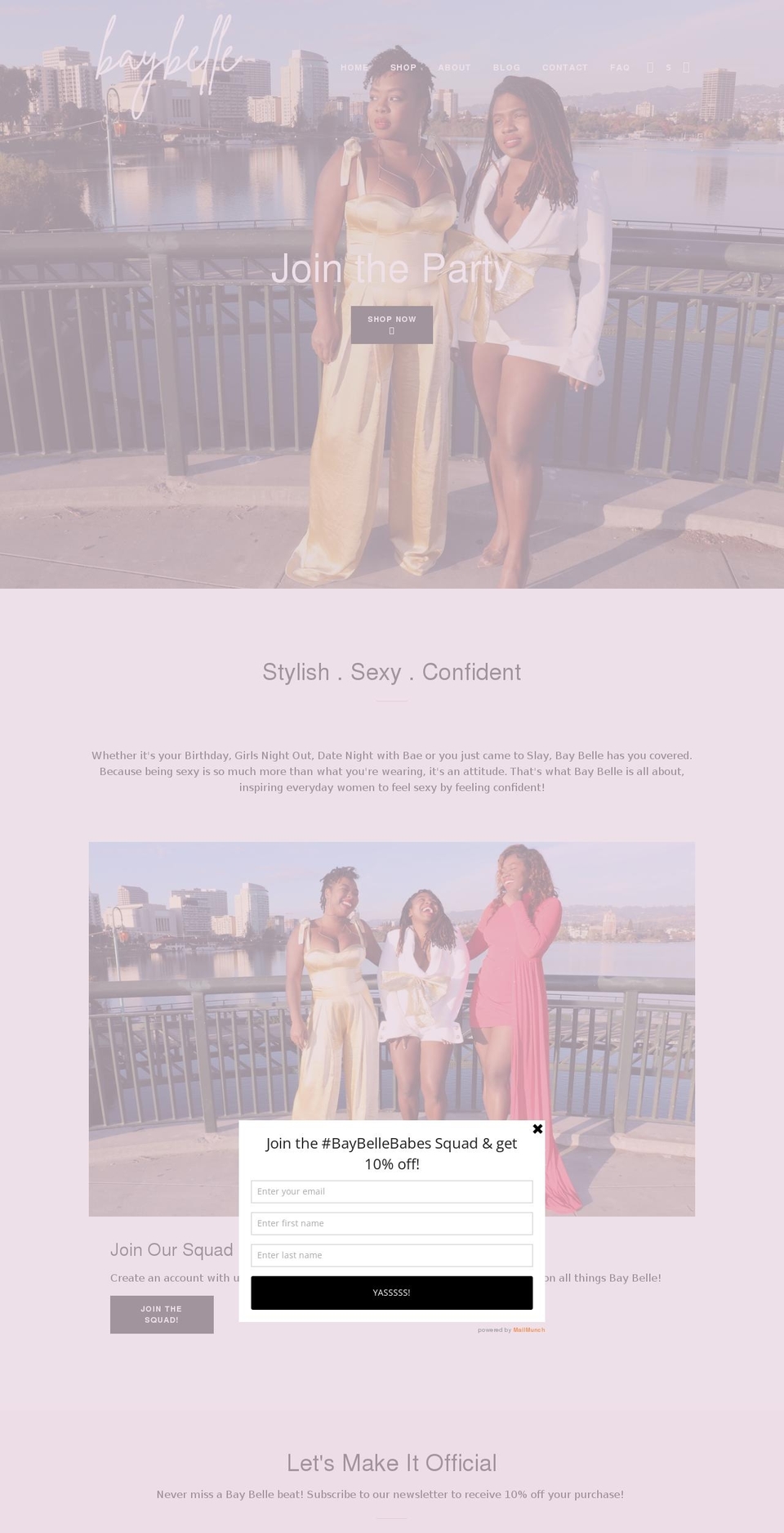 baybelle.com shopify website screenshot