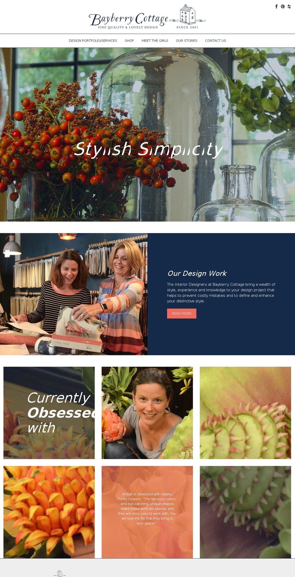 bayberrycottage.com shopify website screenshot
