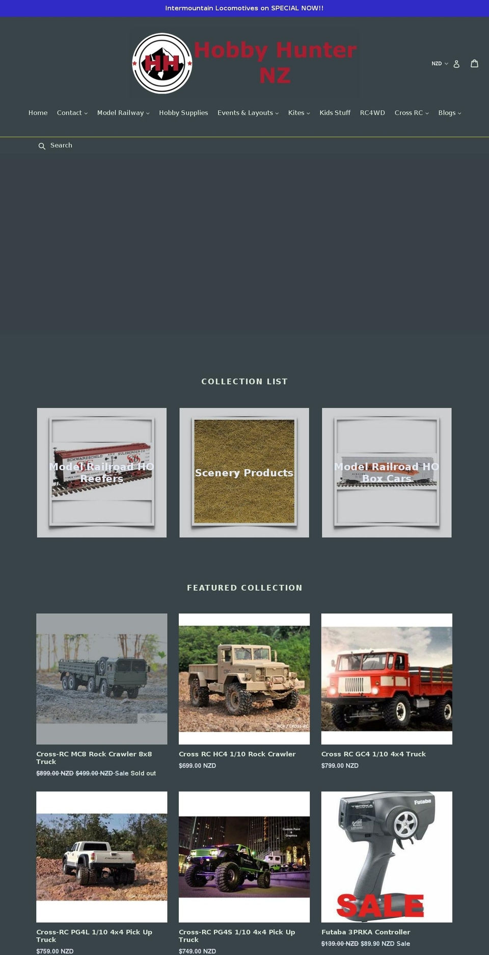 bayhobbies.com — Shopify storefront screenshot