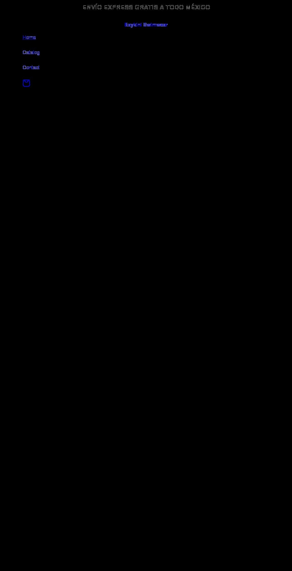 baykiniswim.com — Shopify storefront screenshot