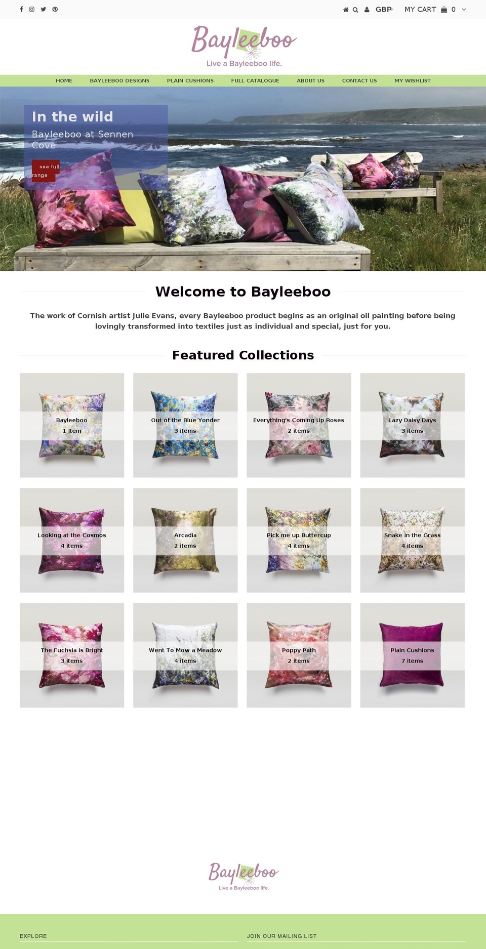 bayleeboo.com — Shopify storefront screenshot
