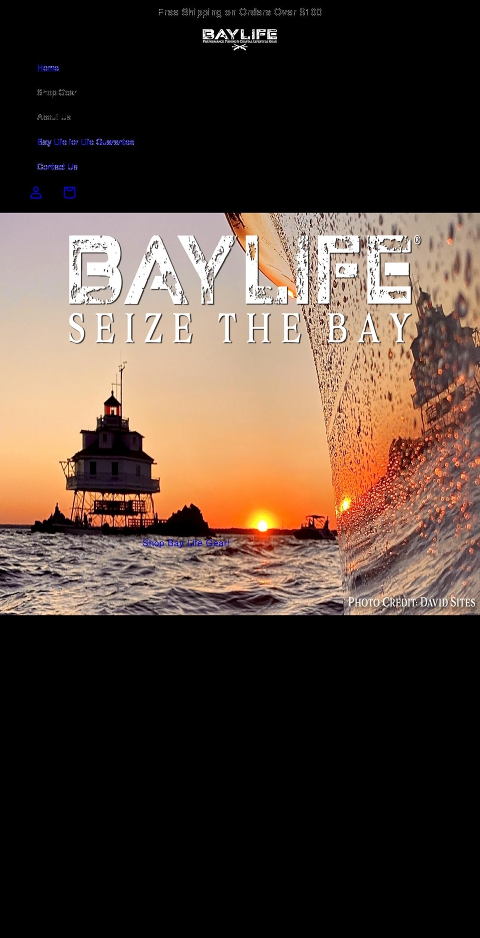 baylifeapparel.com shopify website screenshot