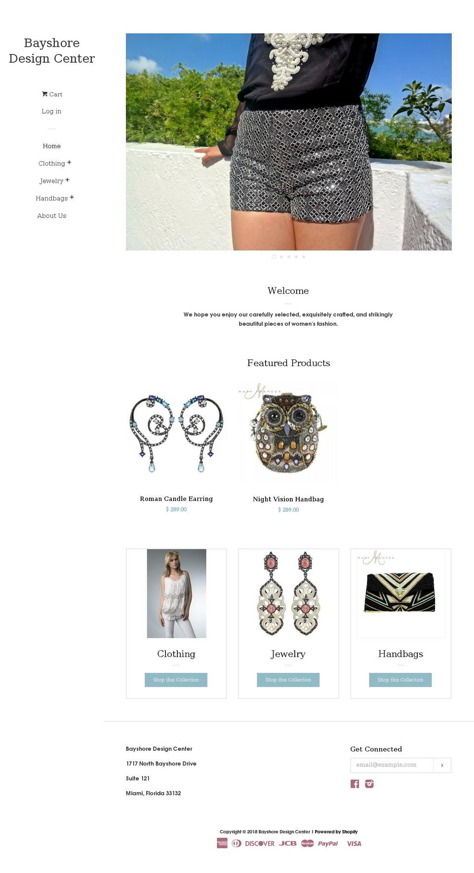 bayshoredesigncenter.com shopify website screenshot