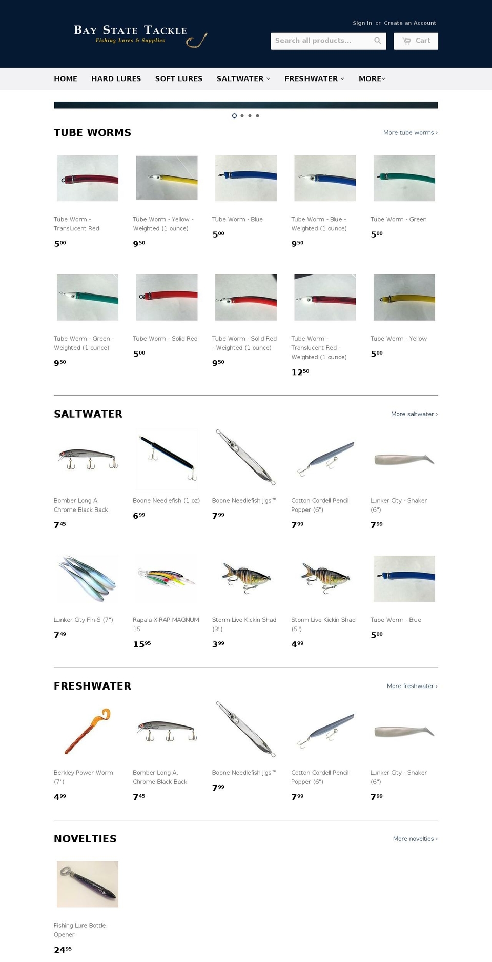 baystatetrader.com shopify website screenshot