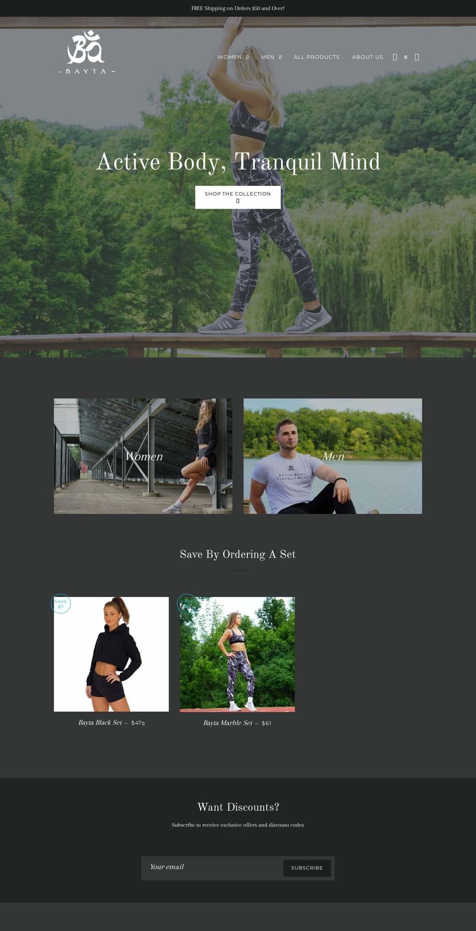 baytaapparel.com — Shopify storefront screenshot