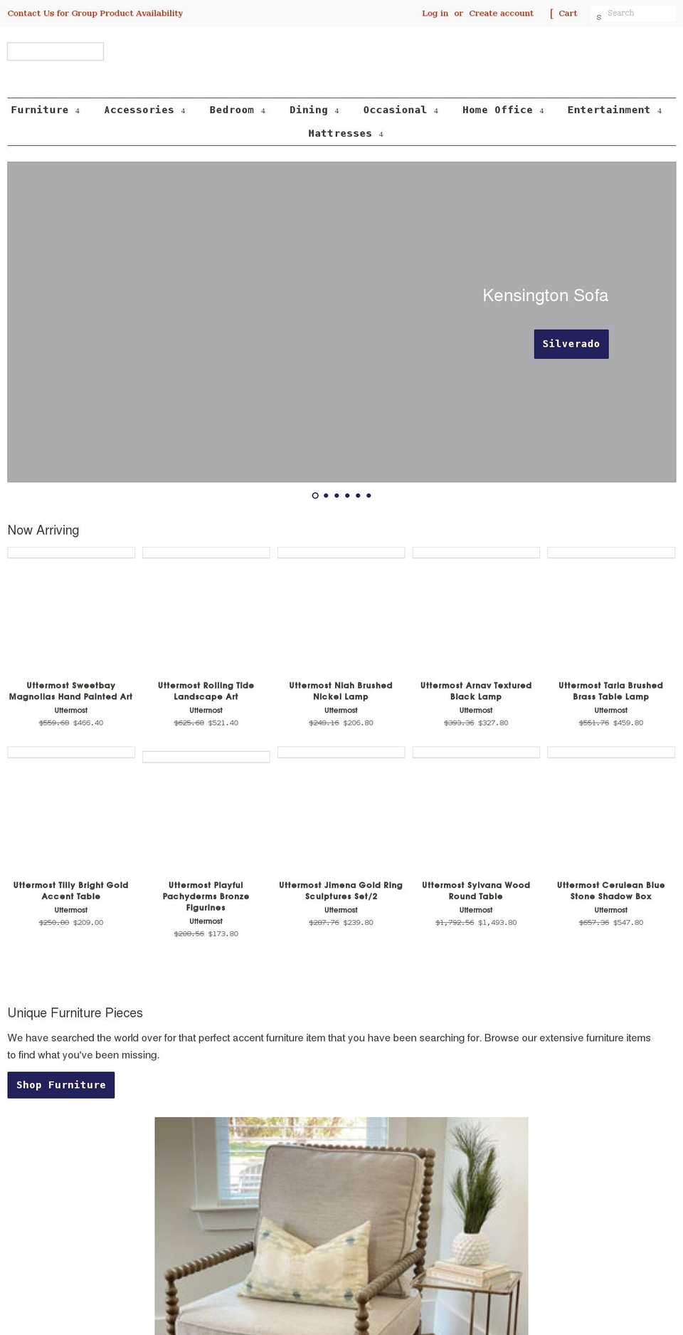 bayviewfurniture.com shopify website screenshot