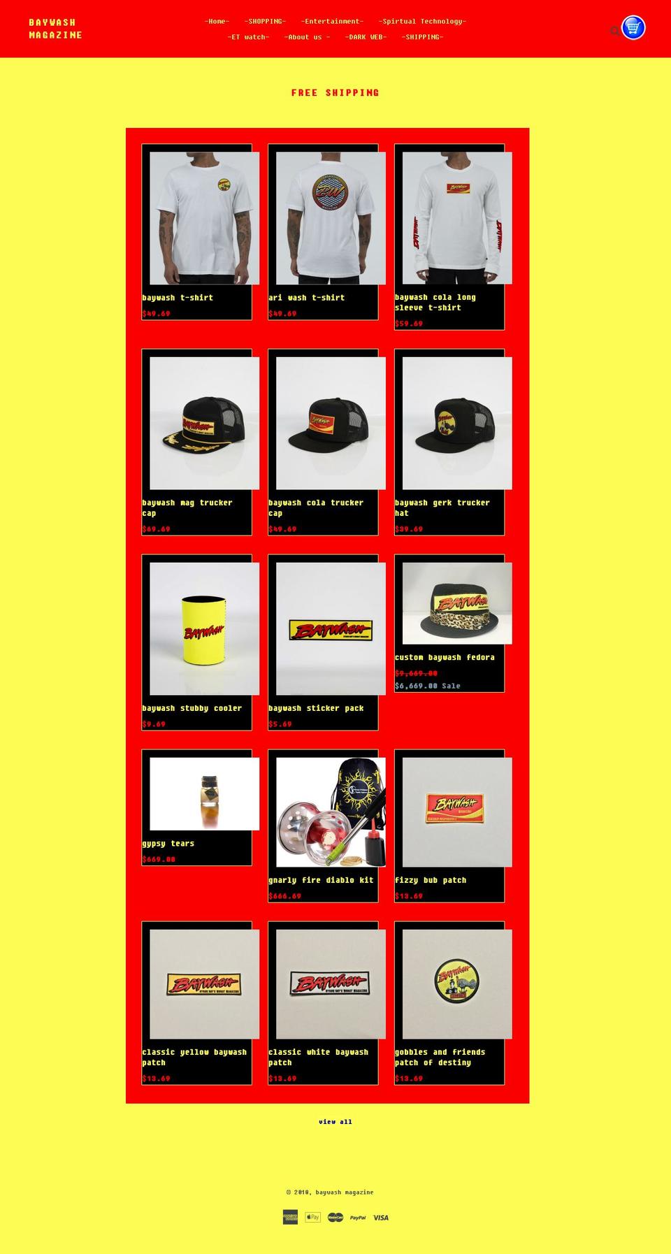 baywashmagazine.cool shopify website screenshot