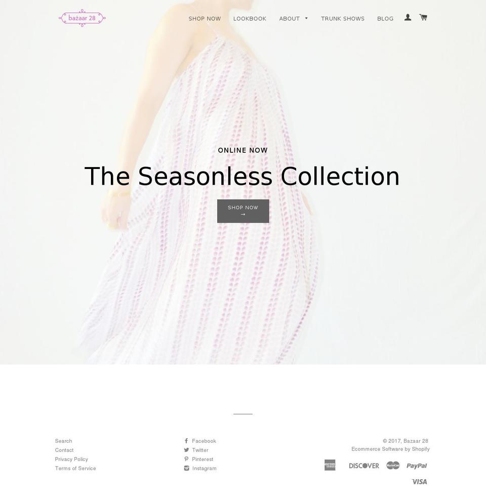 bazaar28.com shopify website screenshot