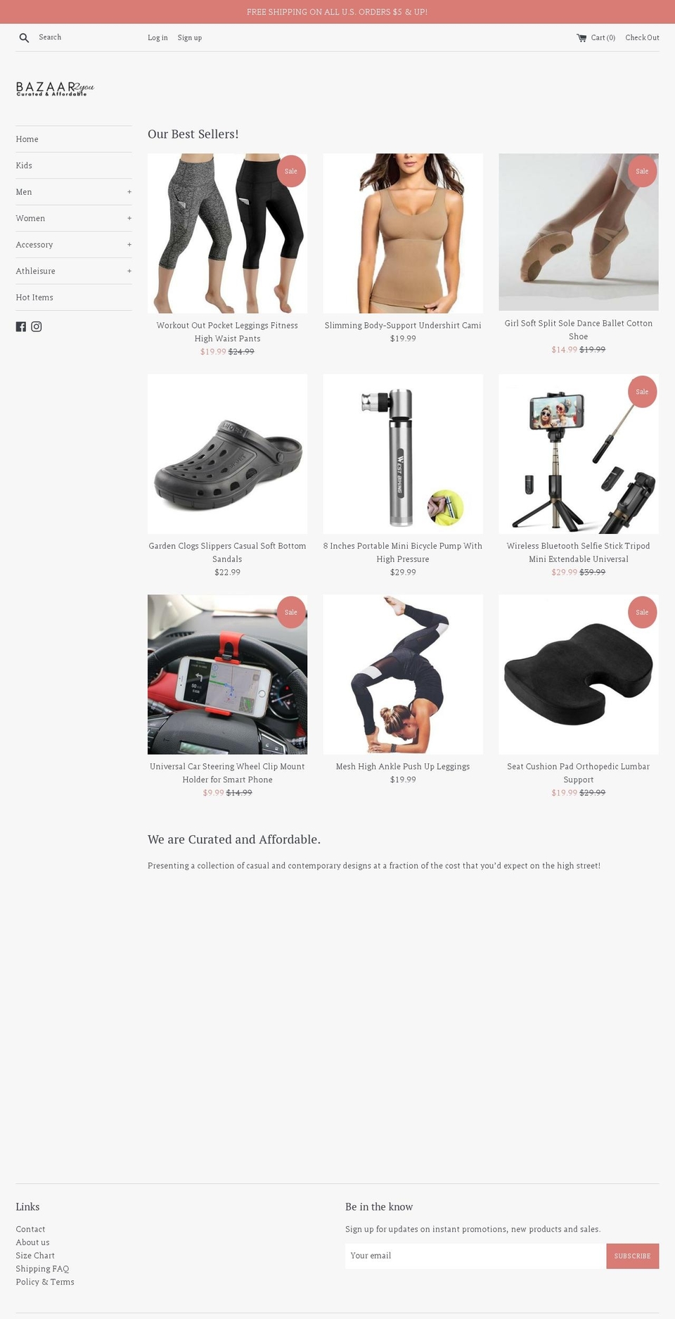 bazaar2you.com shopify website screenshot