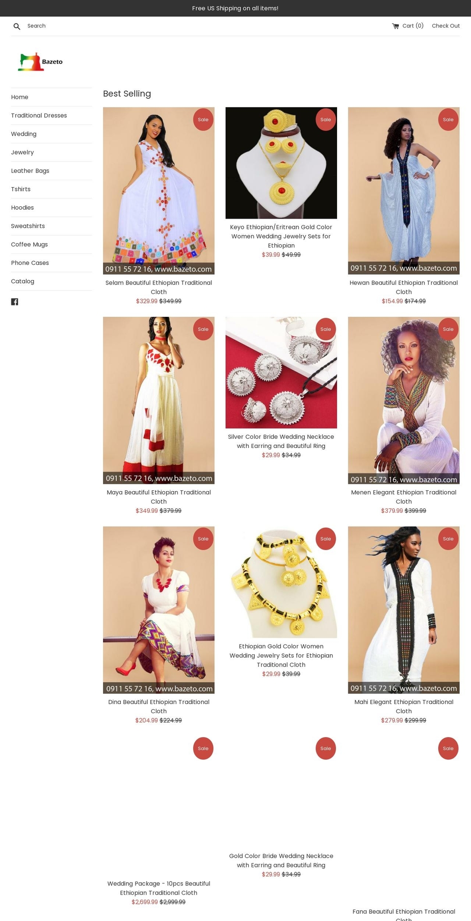 bazeto.com — Shopify storefront screenshot