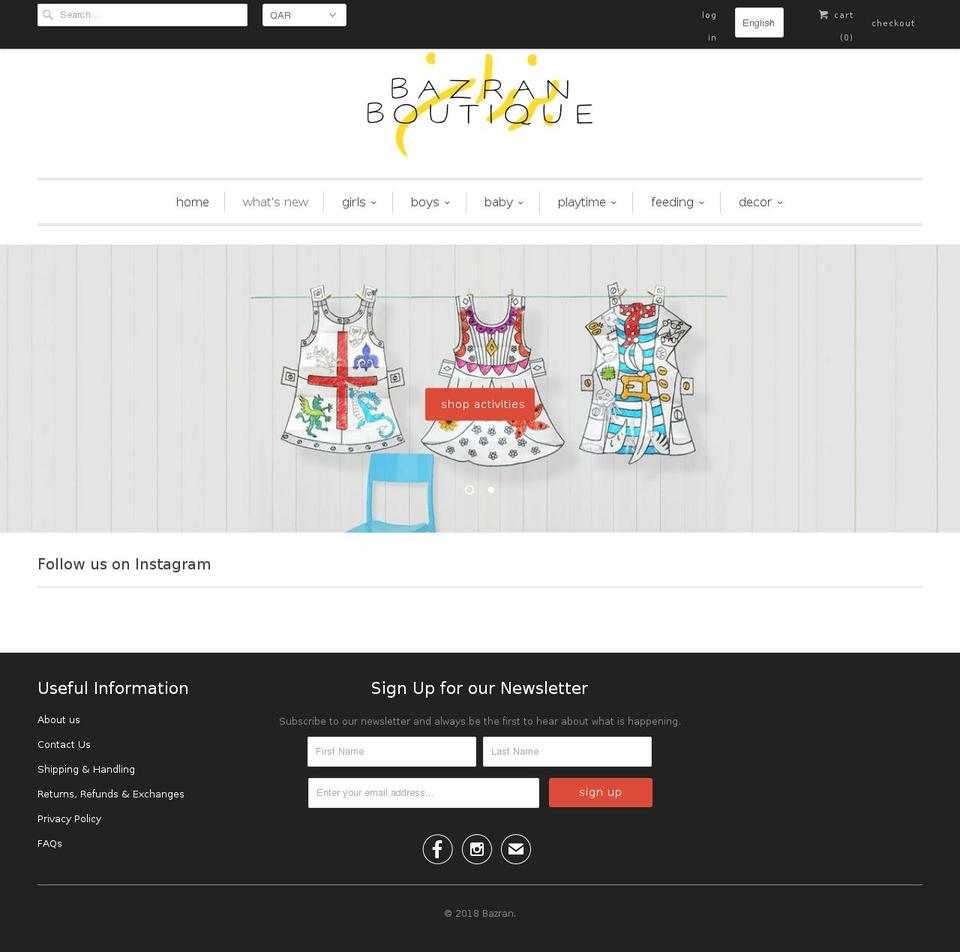 bazran.com — Shopify storefront screenshot