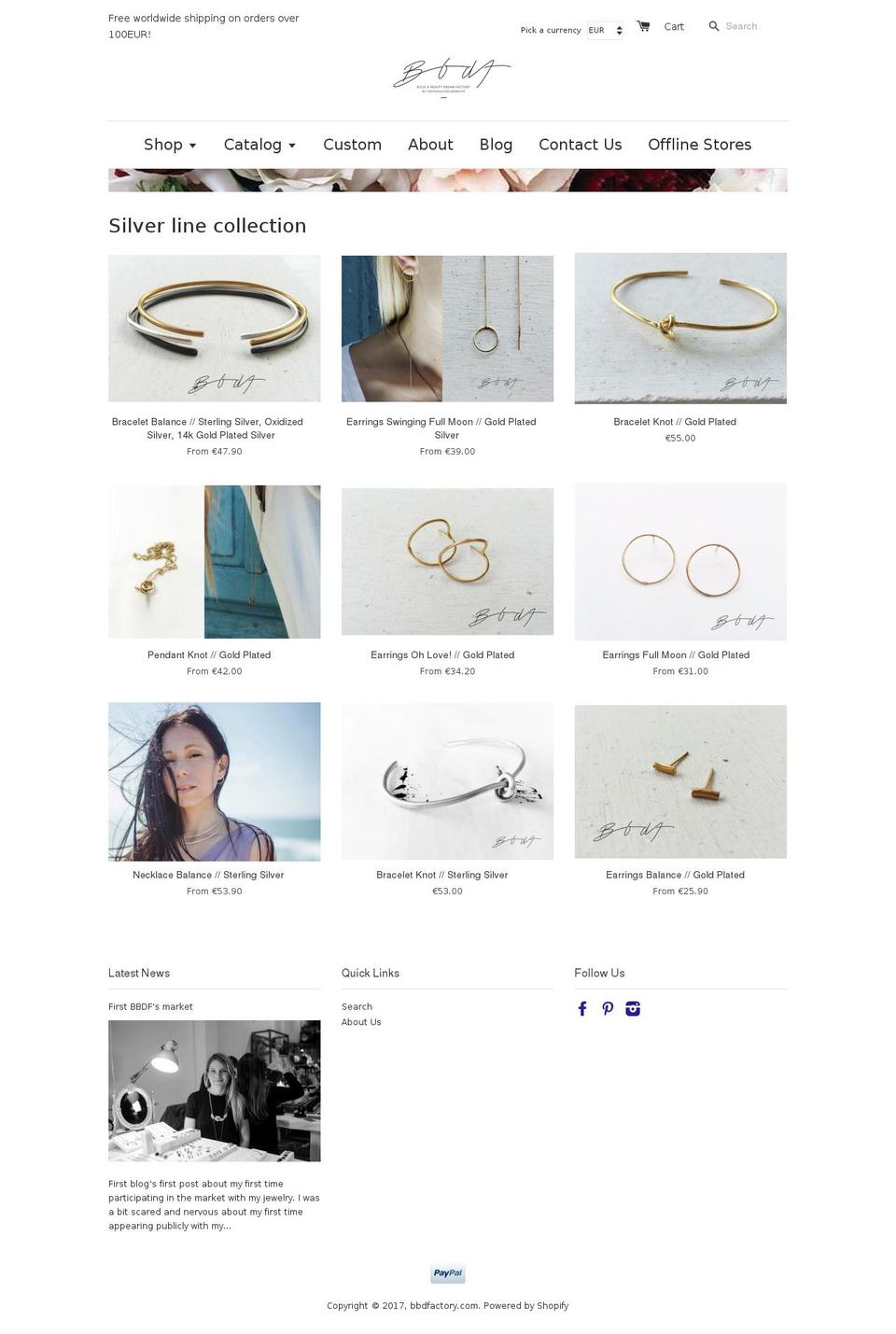 bbdfactory.com shopify website screenshot
