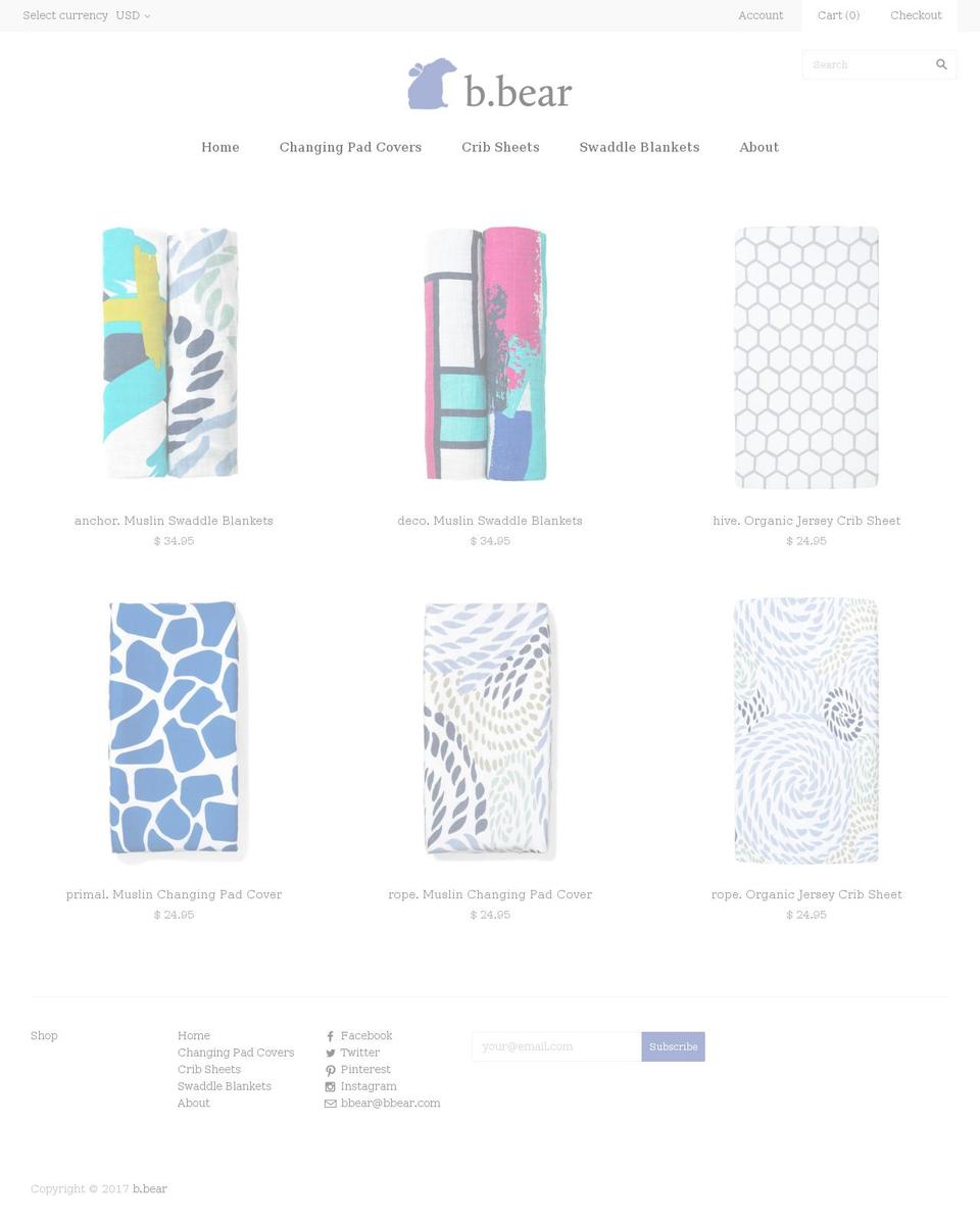 bbear.com shopify website screenshot