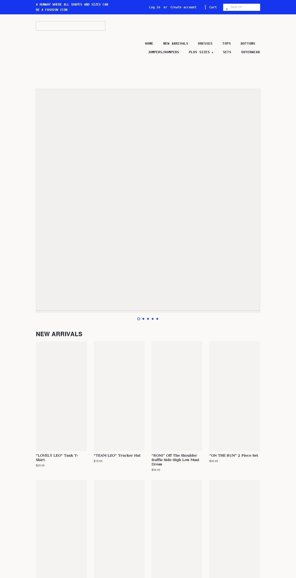bbheavenlyrunway.com — Shopify storefront screenshot