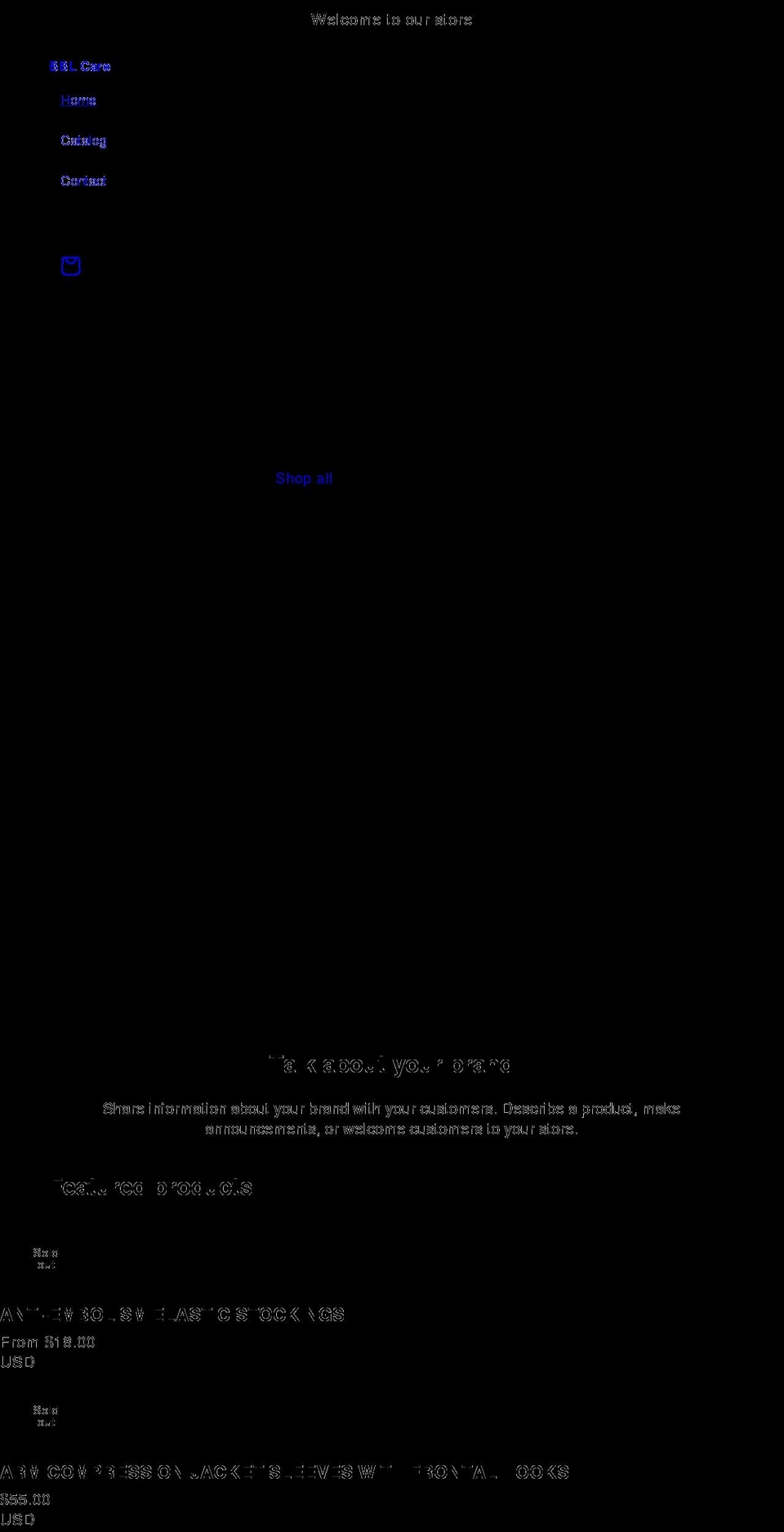 bblcare.com shopify website screenshot