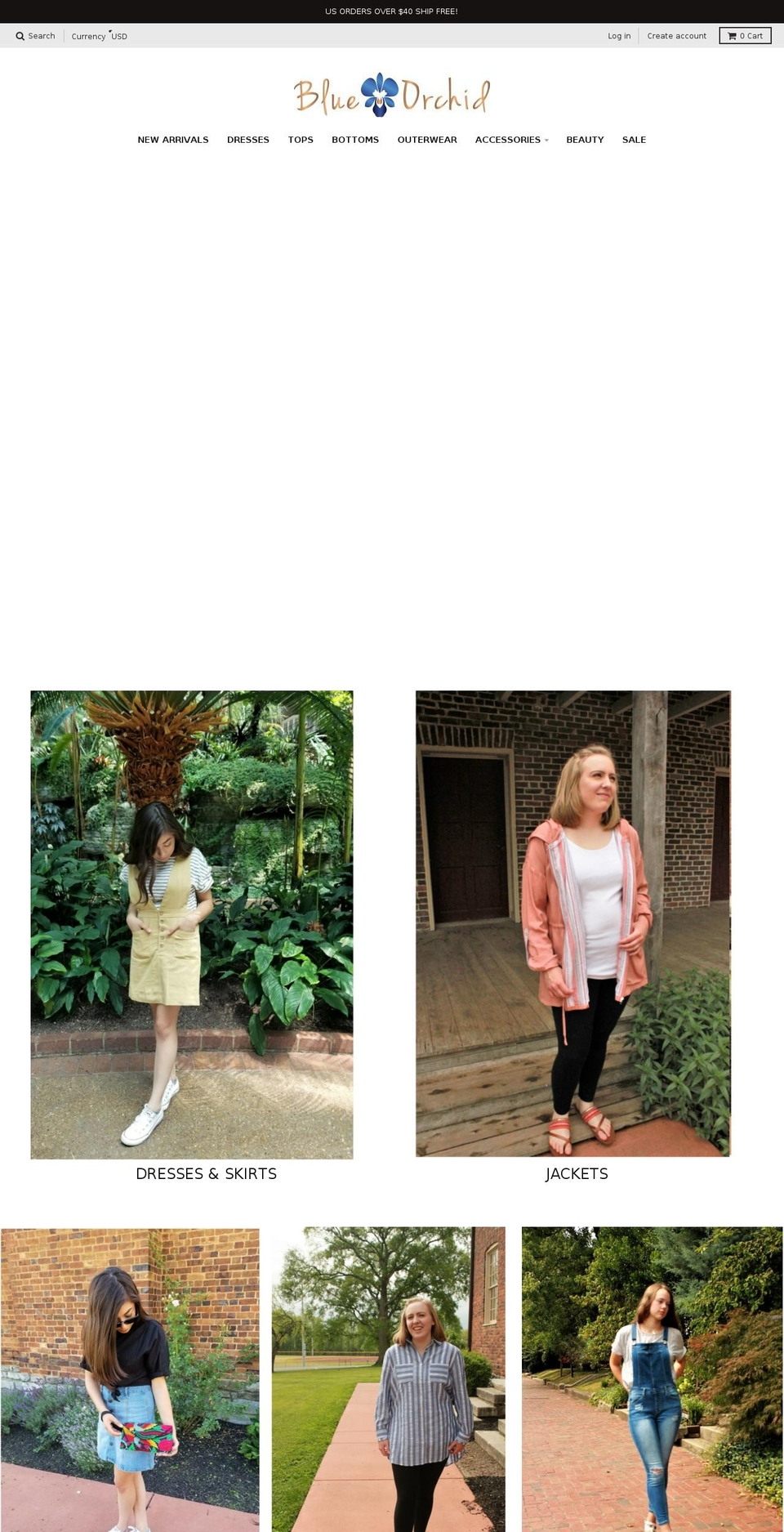 bblueorchid.com — Shopify storefront screenshot