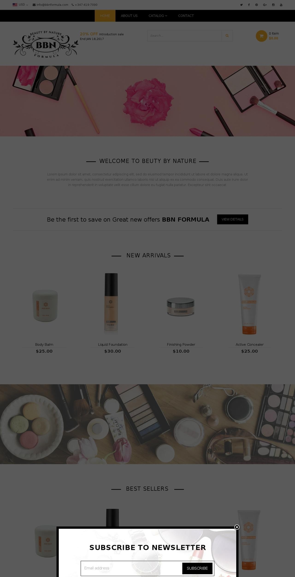 linda-1 Shopify theme site example bbnformula.com