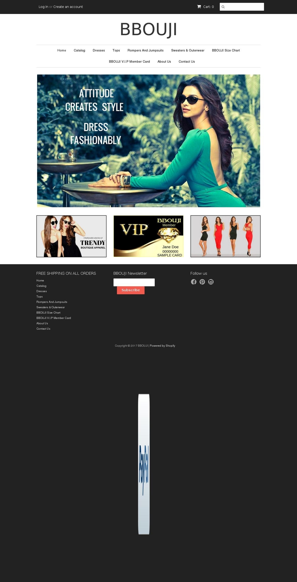 bbouji.com shopify website screenshot