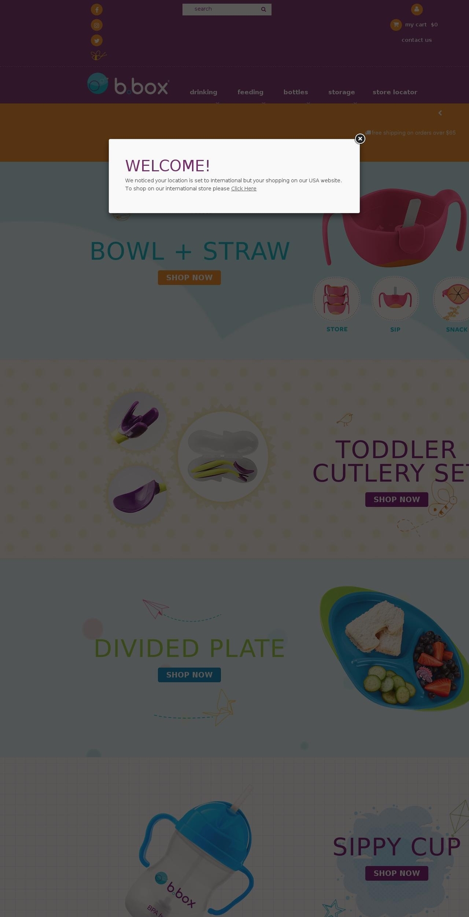 bboxbaby.com shopify website screenshot