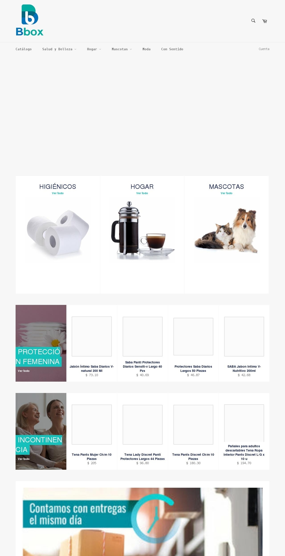 bboxstore.com shopify website screenshot