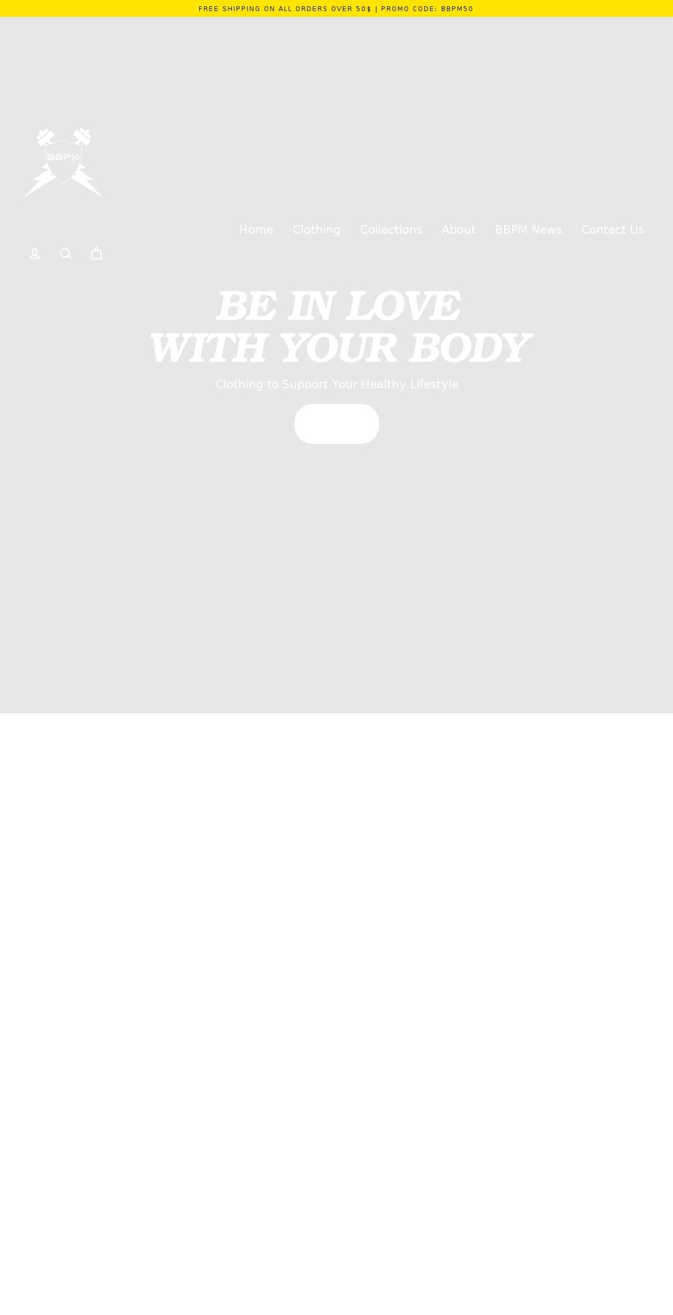 bbpmasterpiece.com — Shopify storefront screenshot
