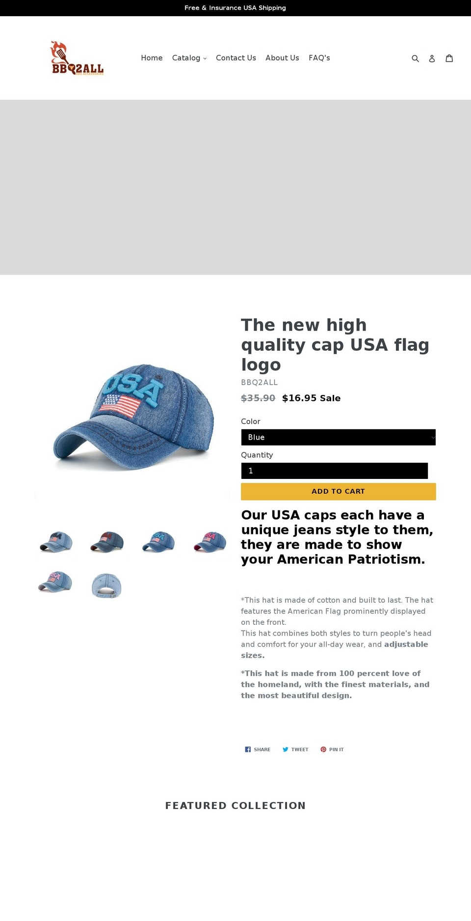 bbq2all.com — Shopify storefront screenshot