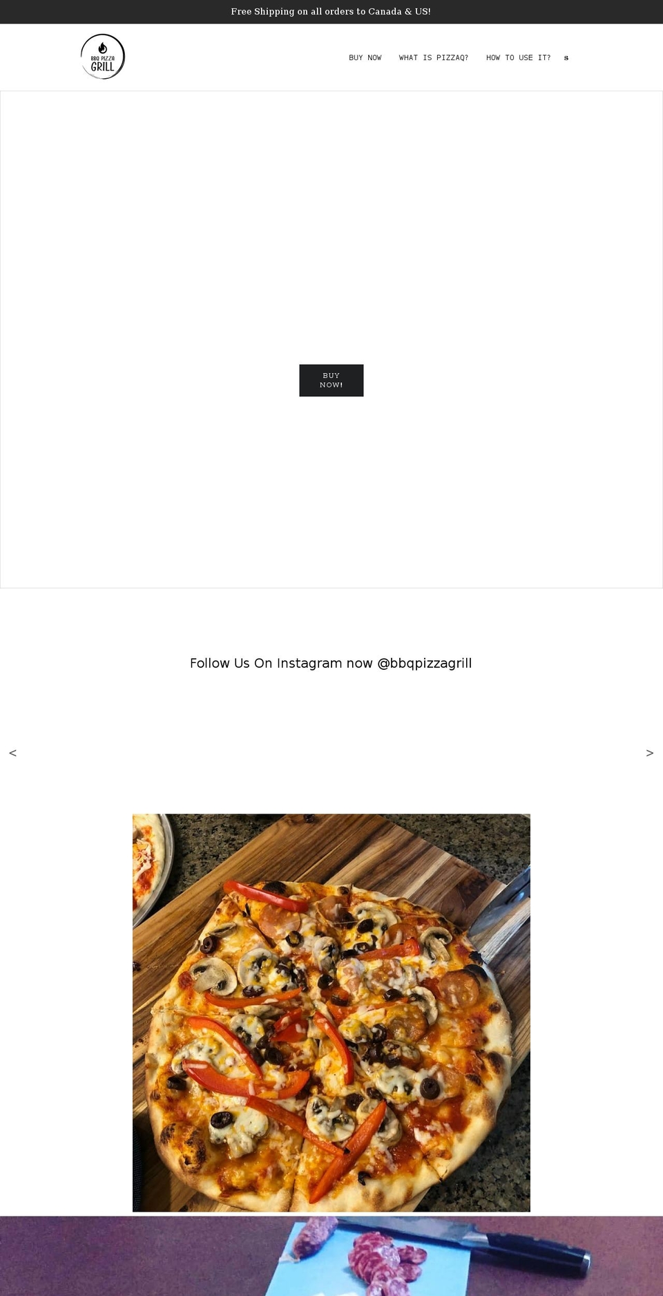bbqpizzagrill.com shopify website screenshot