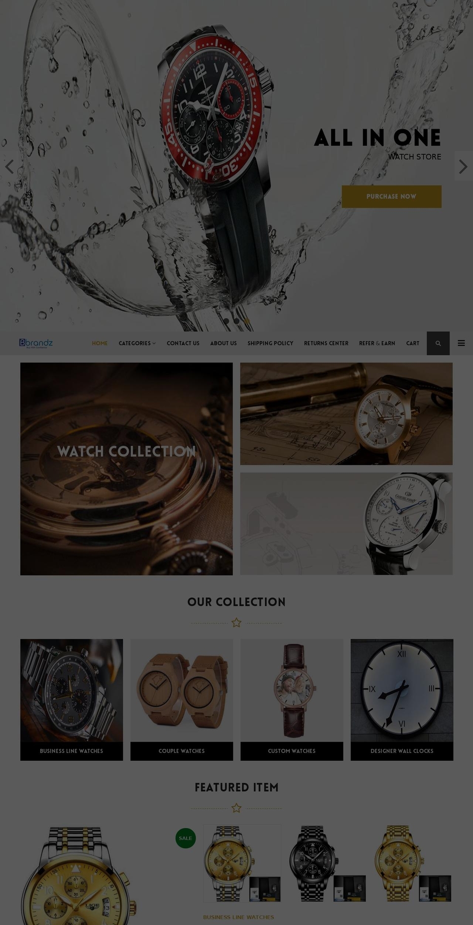 bbrandz.com shopify website screenshot