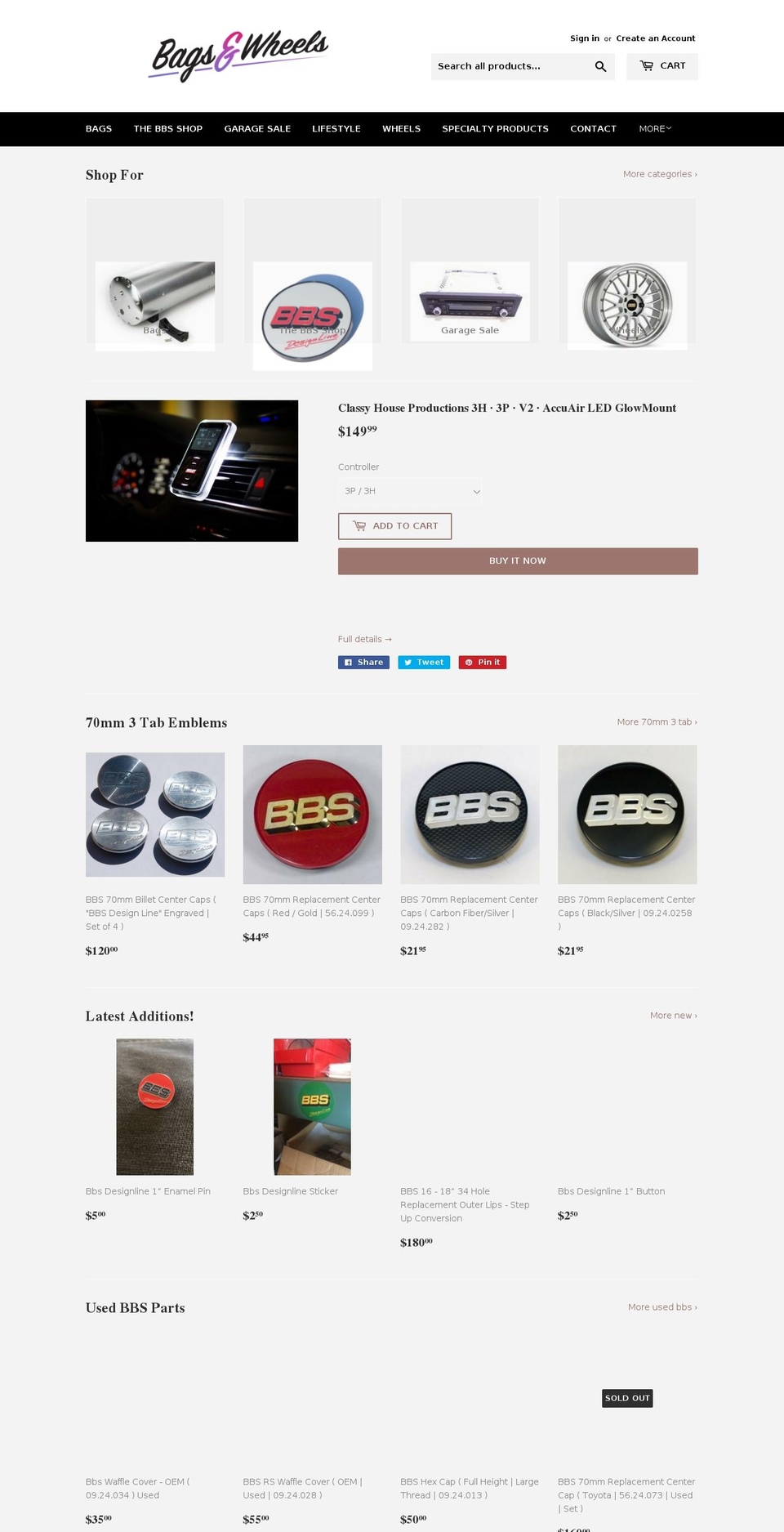 bbs-rs.com — Shopify storefront screenshot