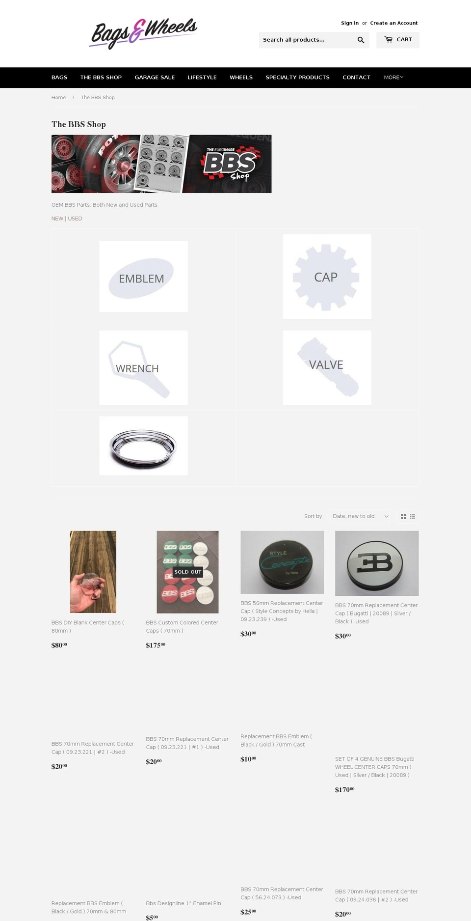 bbsmarketplace.com shopify website screenshot