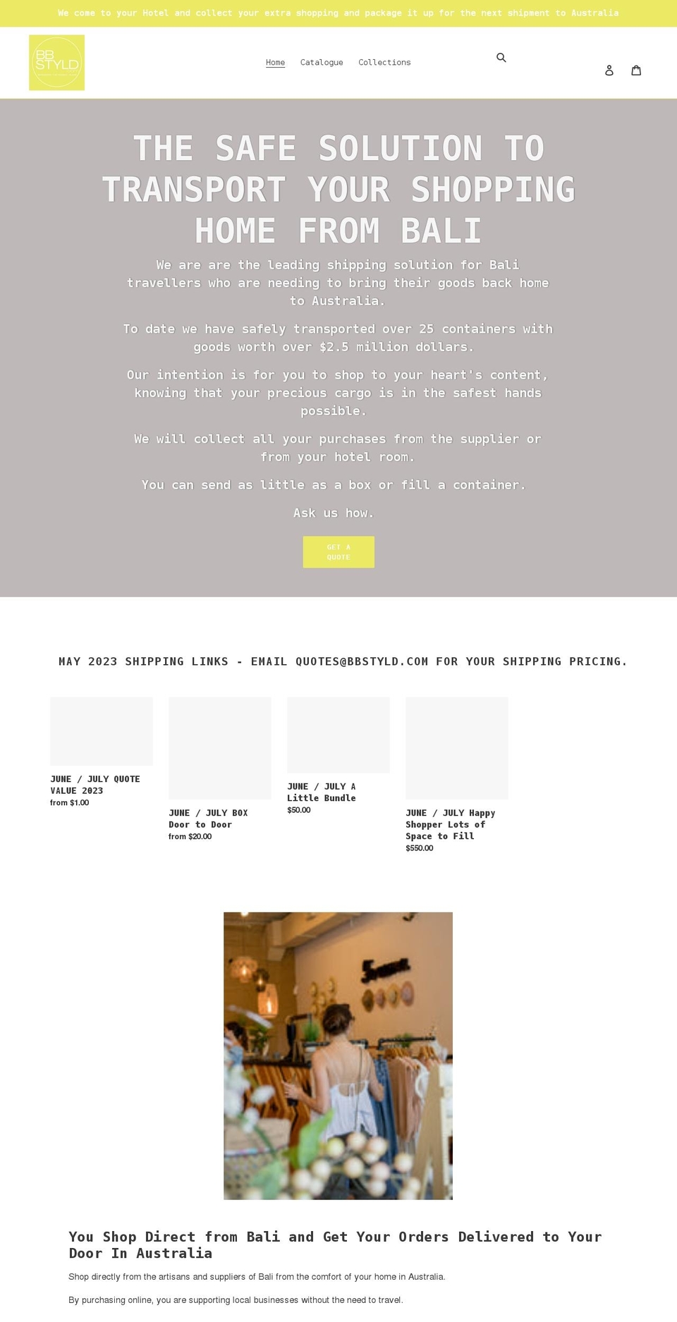bbstyld.com shopify website screenshot