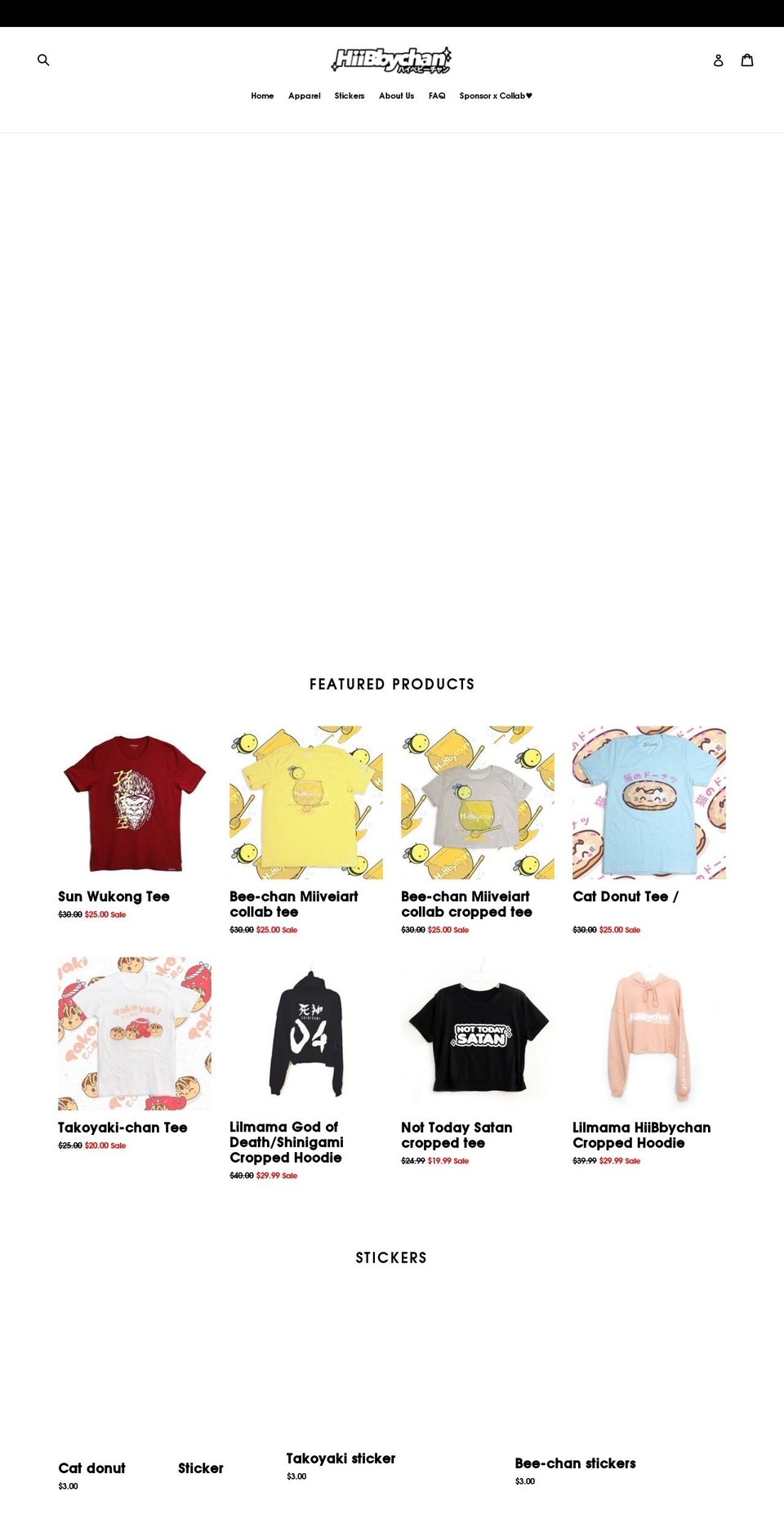 bbychan.com — Shopify storefront screenshot