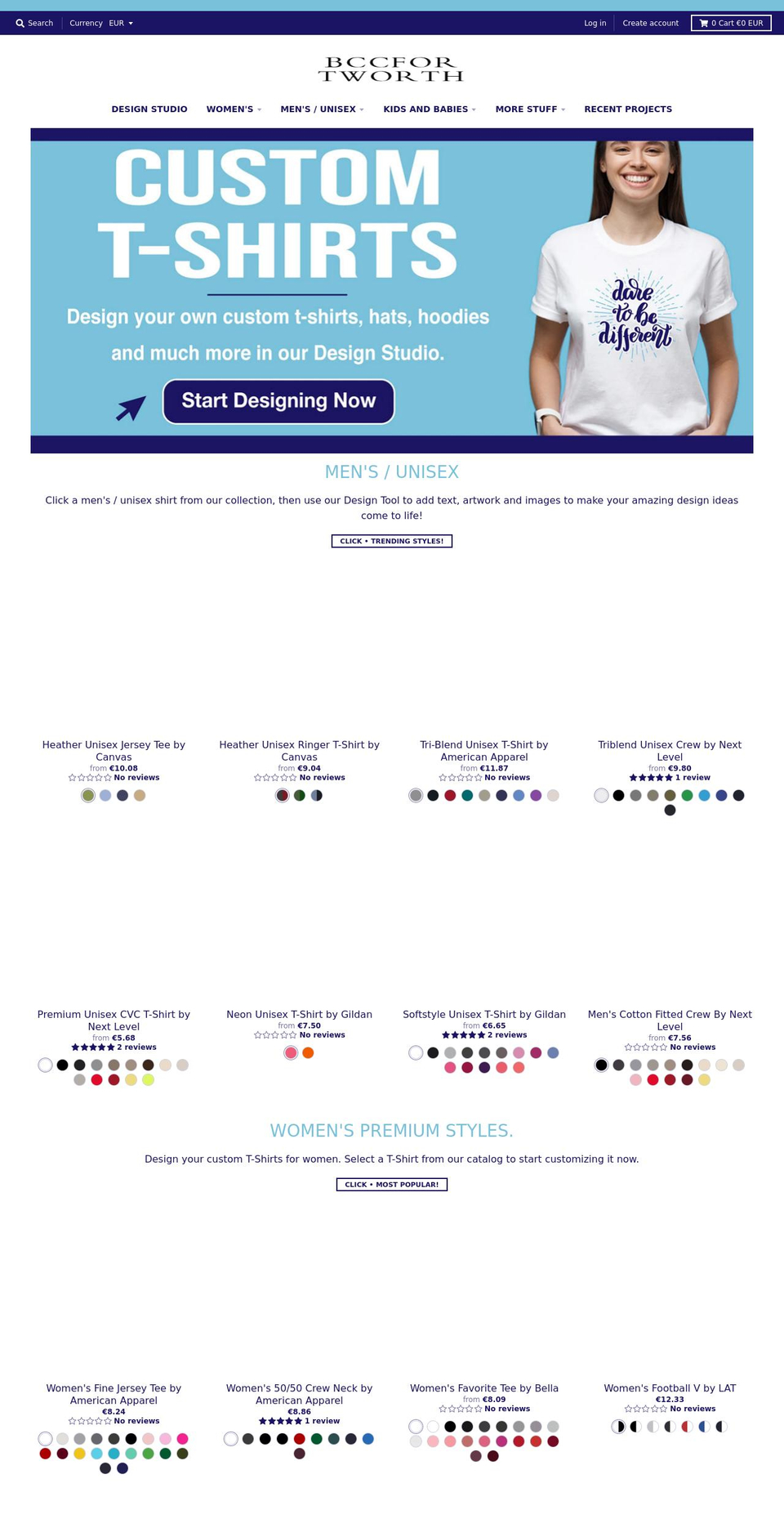 bccfortworth.com shopify website screenshot