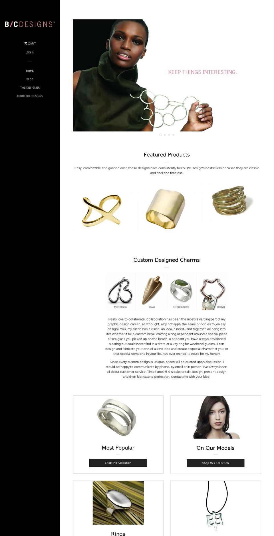 bcdesigns.co shopify website screenshot