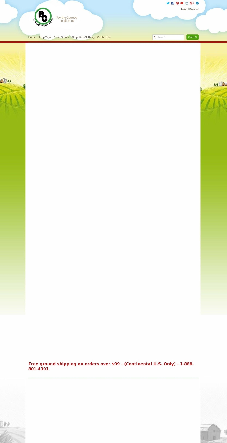 bcfarmtoys.com — Shopify storefront screenshot