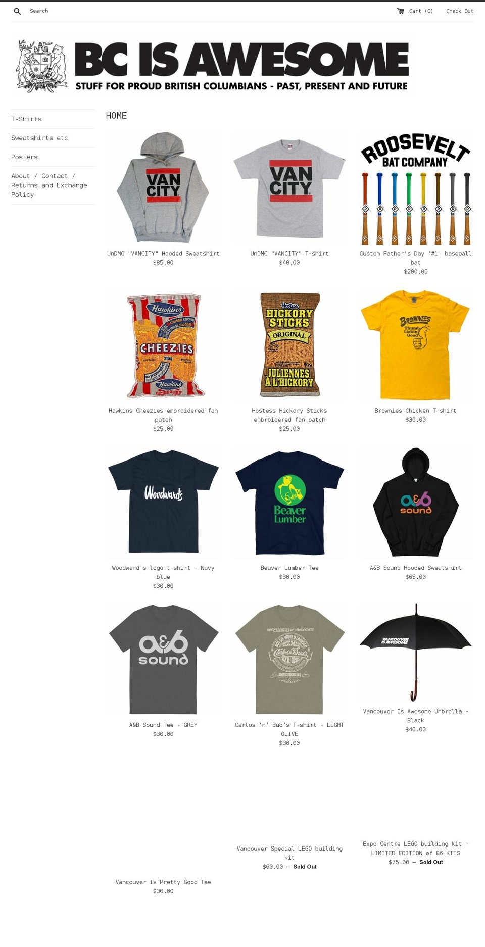 bcisawesome.com shopify website screenshot
