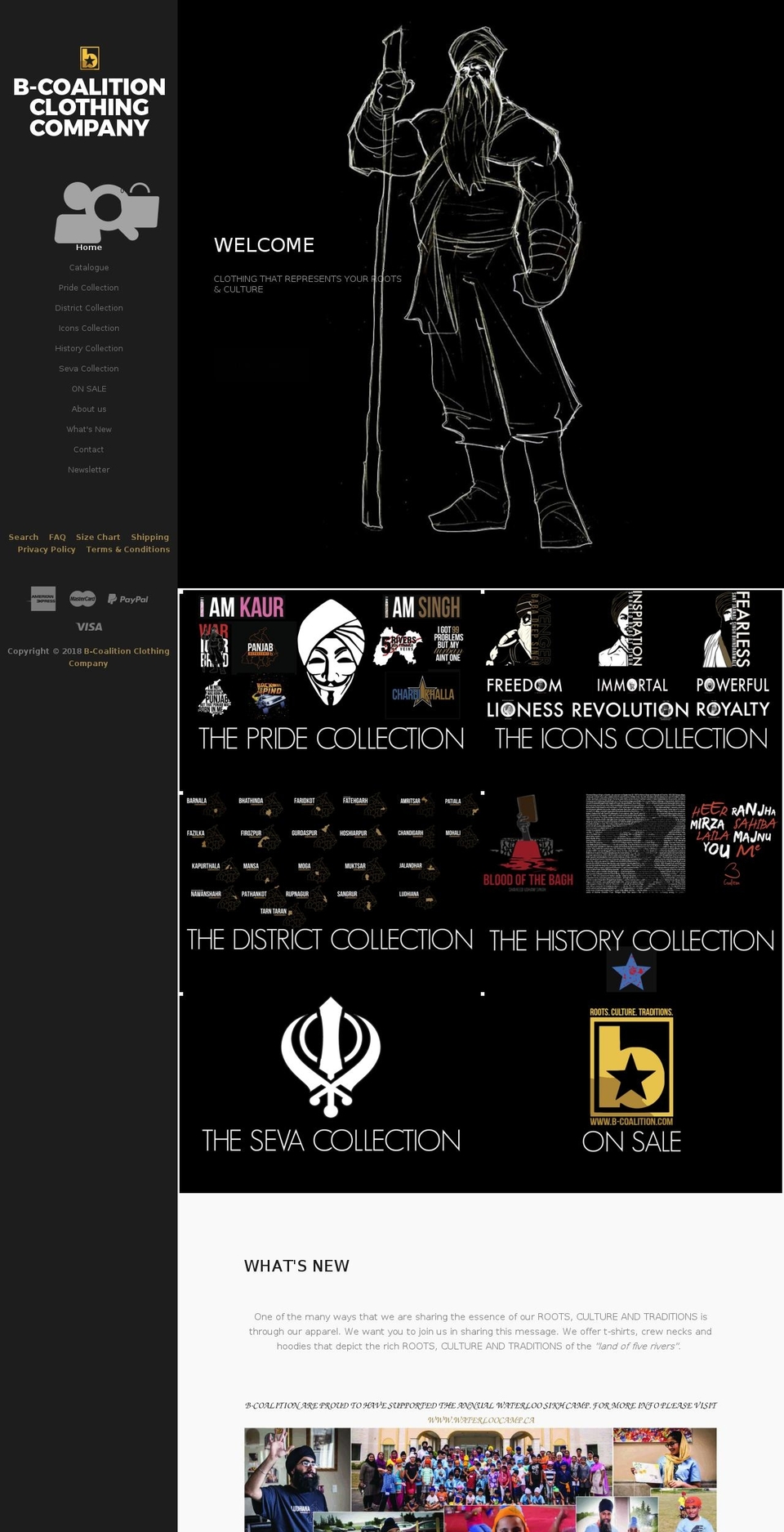 bcoalition.com — Shopify storefront screenshot