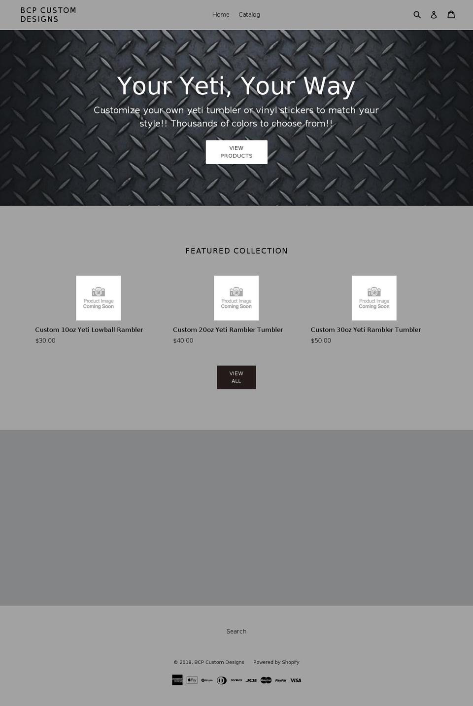 bcpcustoms.com — Shopify storefront screenshot