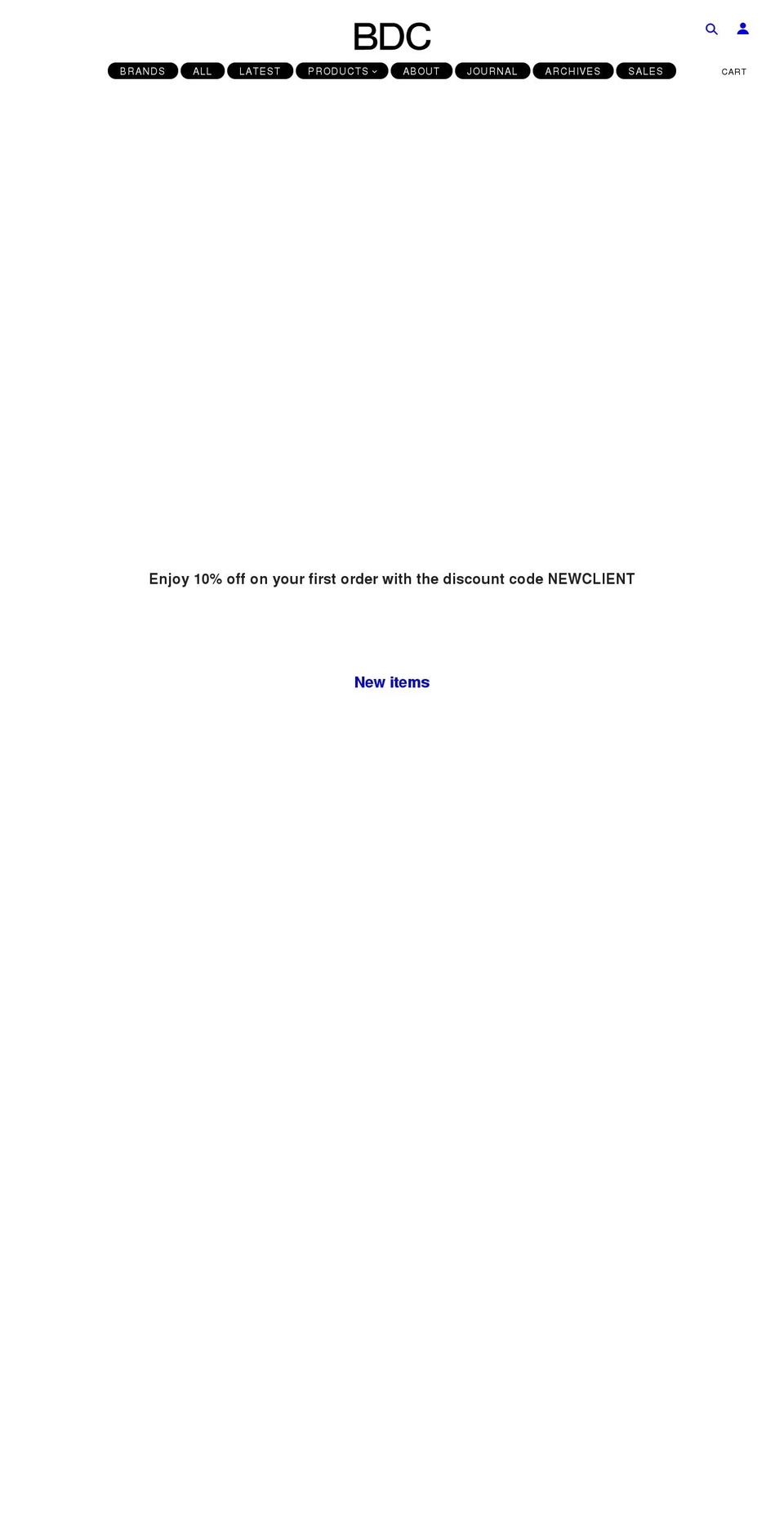 bdc-paris.com shopify website screenshot