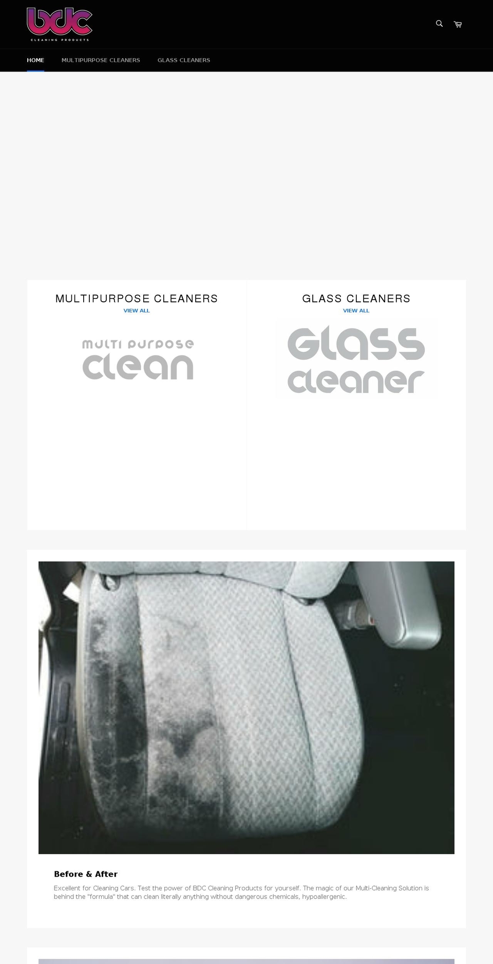 bdccleaning.com shopify website screenshot