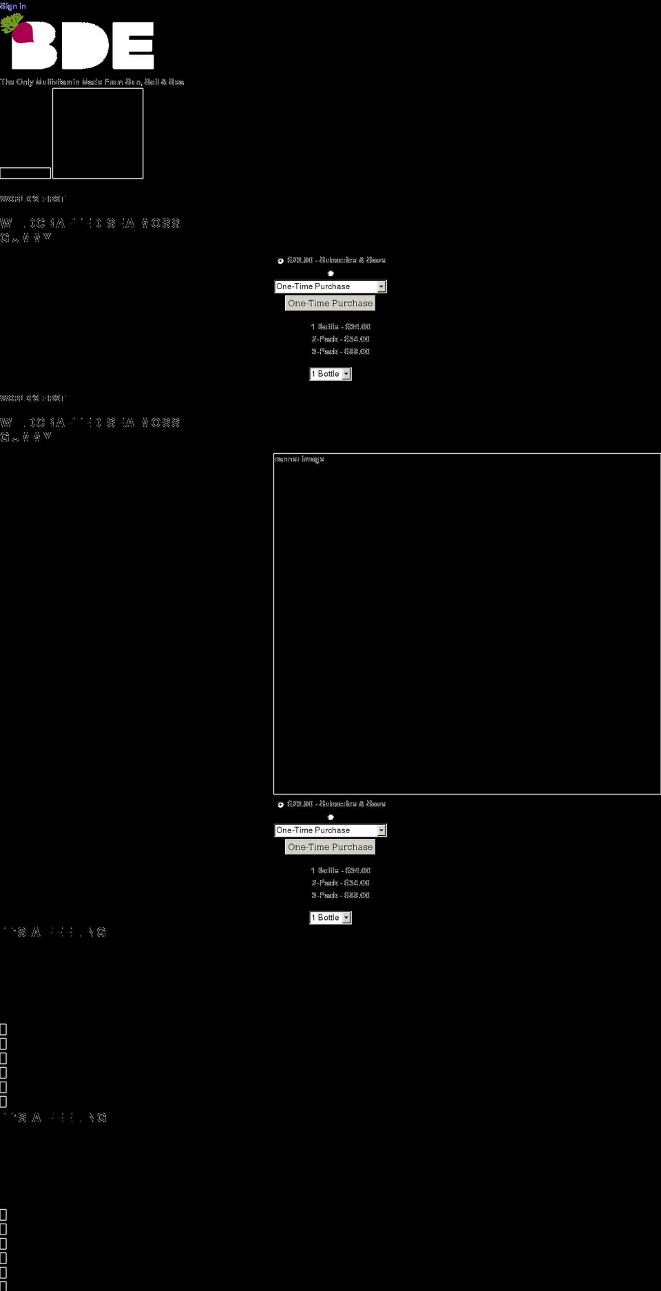 bdegummy.com shopify website screenshot