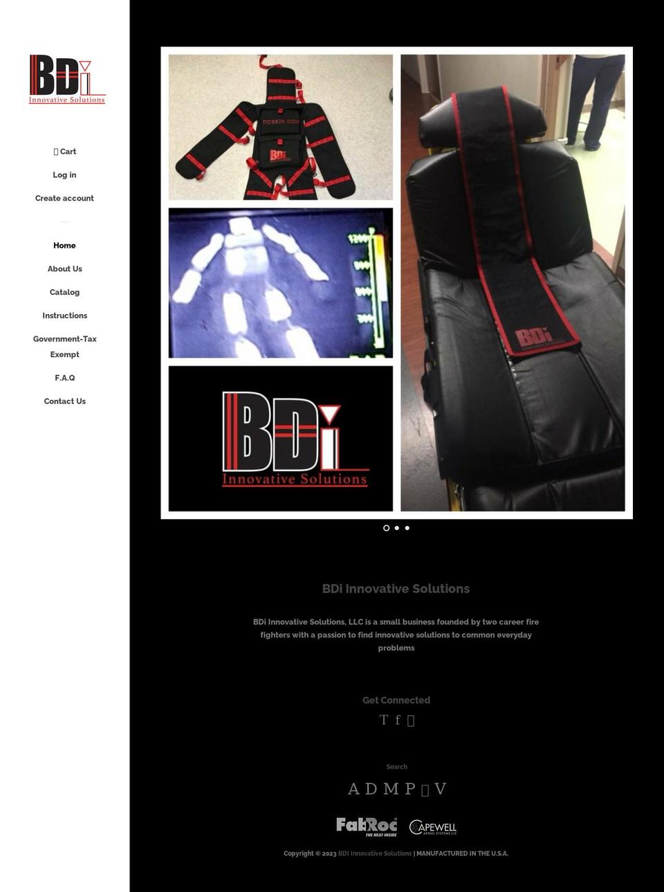 bdi-llc.com shopify website screenshot