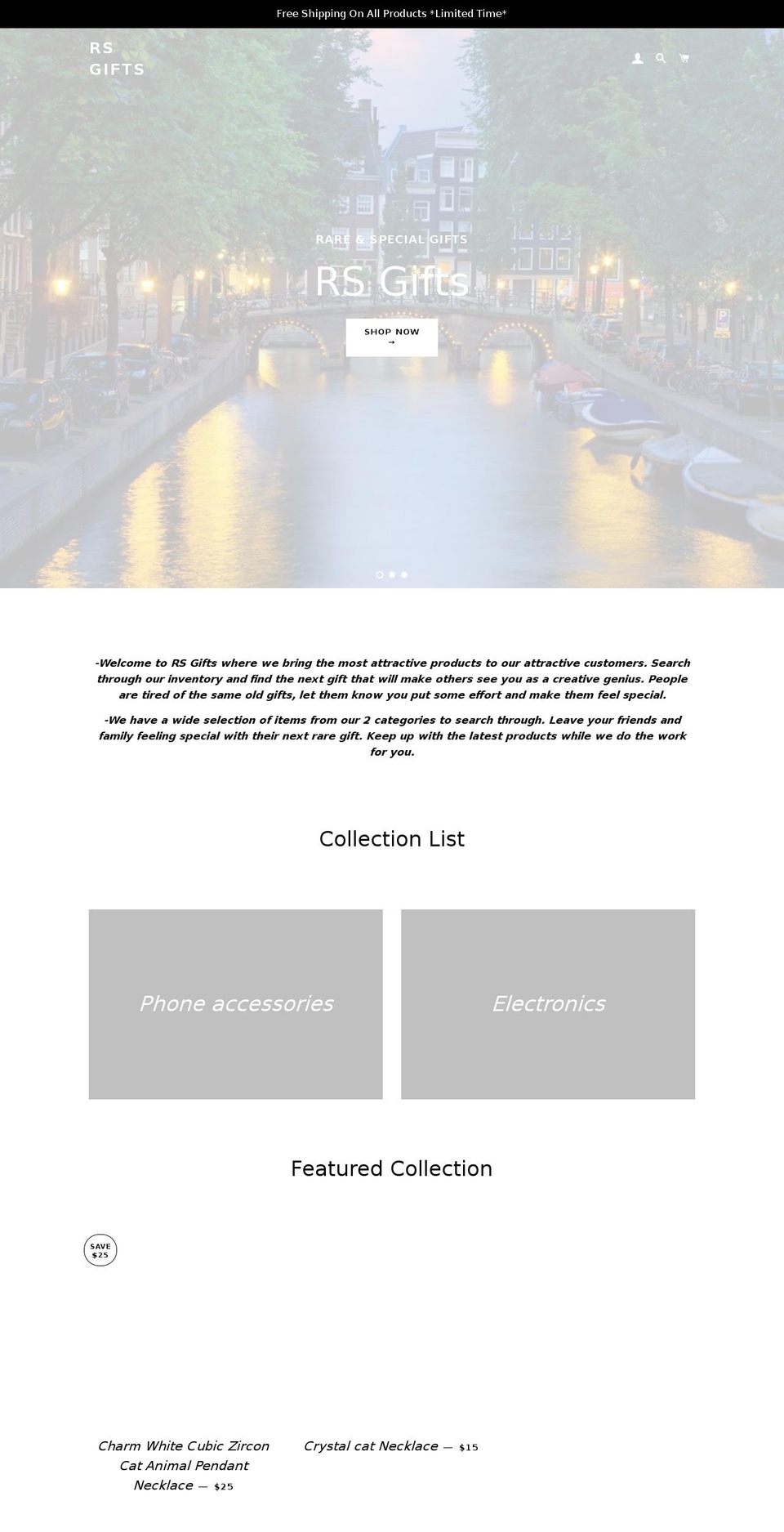 bdrsgifts.com — Shopify storefront screenshot